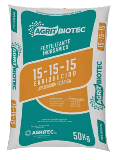 AGRIT BIOTEC 15-15-15 ENRIQUECIDO